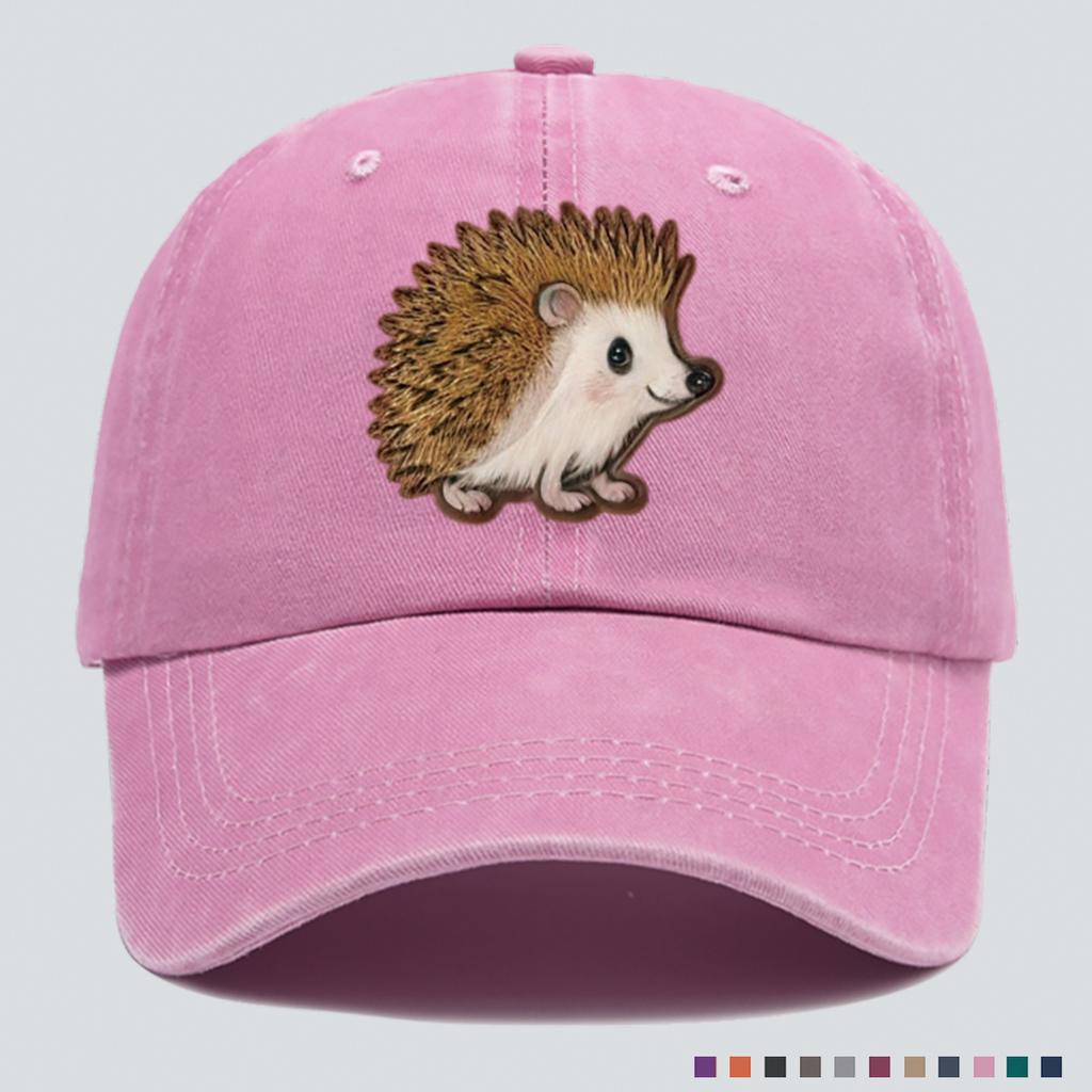 Cute Hedgehog Print Baseball Cap, Simple and Fashionable Headwear, Personalized and Versatile, Unisex