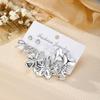 New European and American gold style6Fashionable and versatile flower and heart-shaped earrings CCB Earrings