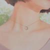 STAR JEWELRY 2ZN2412 Necklace K18 Pink Gold Women