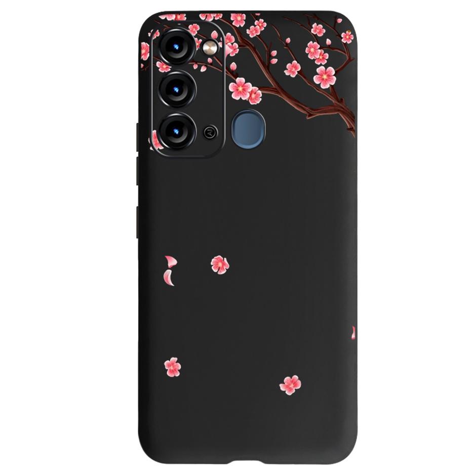 For ITEL Vision 3 Case Fashion Cat Sunflower Phone Cases For Itel S17 S 17 S661W Soft TPU Black Silicone Cover Vision3 Bumper