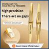Stainless Steel Tweezers Suitable for Eyebrow Shaping Eyelashes Trimming Beards And Sideburns False Eyebrow Auxiliary Tool Gift