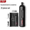 DELIXI 3.6V Cordless Electric Screwdriver & Drill Set CN plug (adapter included)
