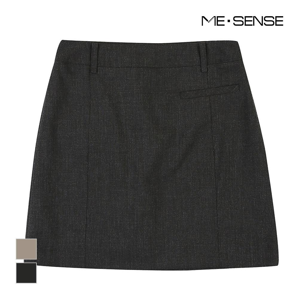 MESENSE Modern Check Mini Skirt_Mb39Skm183Z