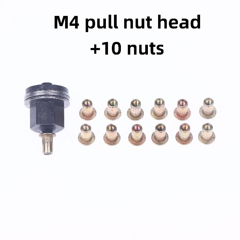 11Pcs Manual Riveter Nut Tool Accessory For Nuts M3 M4 M5 M6 M8 M10 M12 Simple Installation Hand Rivet Nut