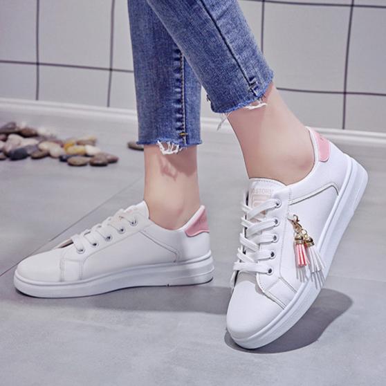 Women Sneakers White Casual Shoes Outdoor Low Top Running Shoes PU Leather Lightweight Shoes Desginer Flat Women Vulcanized Shoe
