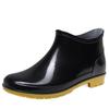 Short Tube Camouflage Non-slip Wear-resistant Rain Shoes Low Top Large Size Rain Boots Fishing Outdoor Construction Site Rain Shoes Size 4