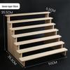 Solid Wood Display Rack for Action Figures, Collectibles, and Succulents