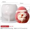 Christmas Silicone Mold For Handmade Scented Candle Plaster Mousse Cake Baking Craft