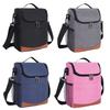 Insulated Lunch Bag Large Capacity with Shoulder Strap Food Thermal Bag Waterproof Reusable Lunch Box For Office Work Picnic