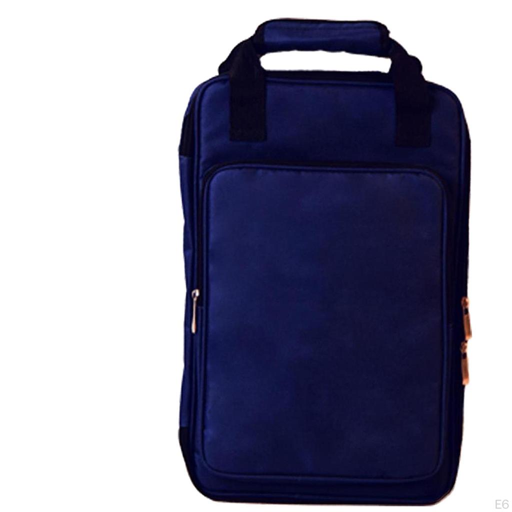 Drum Sticks Bag Drumstick Holder Portable with Handles Large Capacity Oxford Cloth