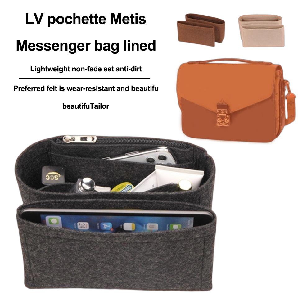 Filz Handtaschen Einlage Tasche Aufbewahrung Organisation Geldbörse Liner Tasche Halter Tragbar Interne Taschen für für LV Pochette Metis