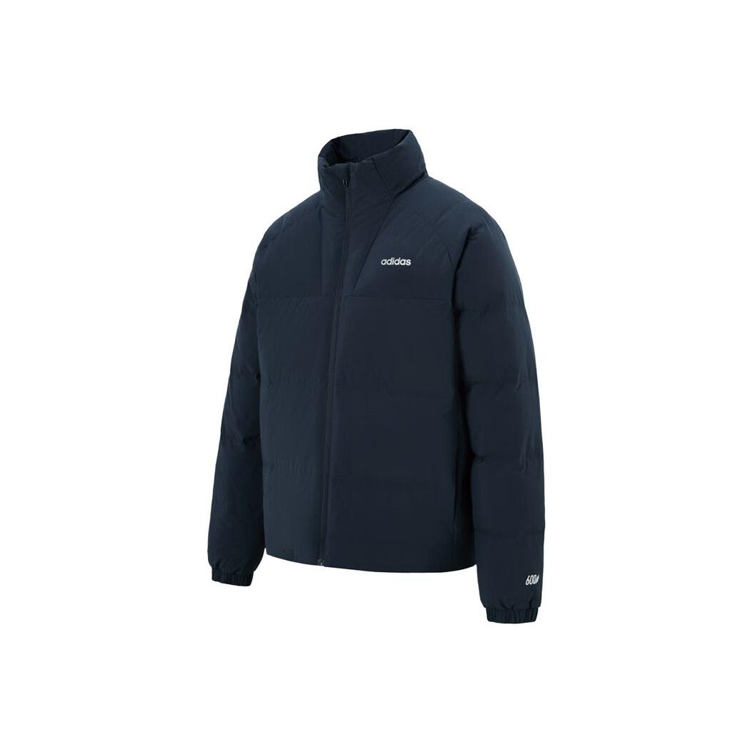 

Adidas Мужская куртка для бега на улице, теплая, с воротником-стойкой, пуховик KC4634