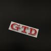3D Metal GTD Logo Car Stickers Decals Front Hood Grill Emblem Badge for GTD Go-lf 2 4 5 6 7 8 R MK4 MK5 MK6 MK7 MK3 MK2