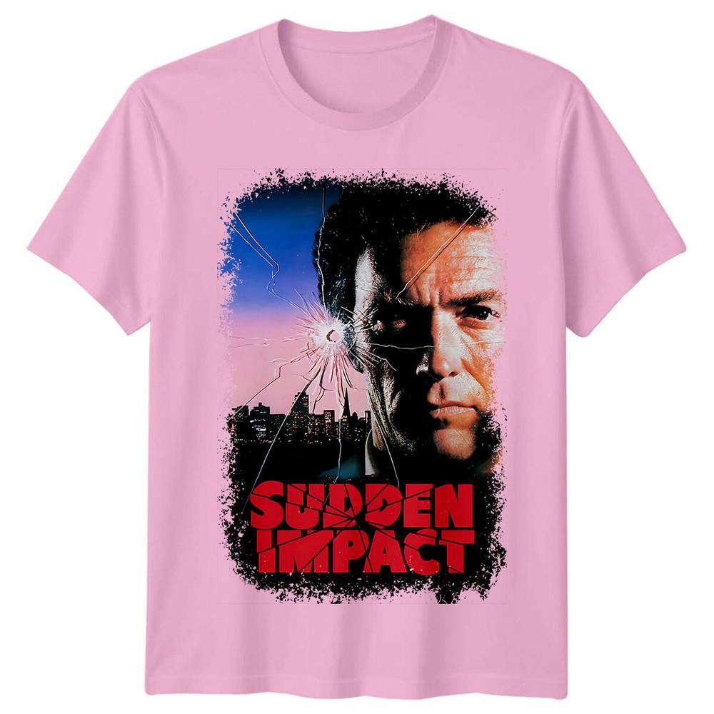 Sudden Impact 1983 Movie Poster Inspired Tshirt Retro 80s Tee Unisex