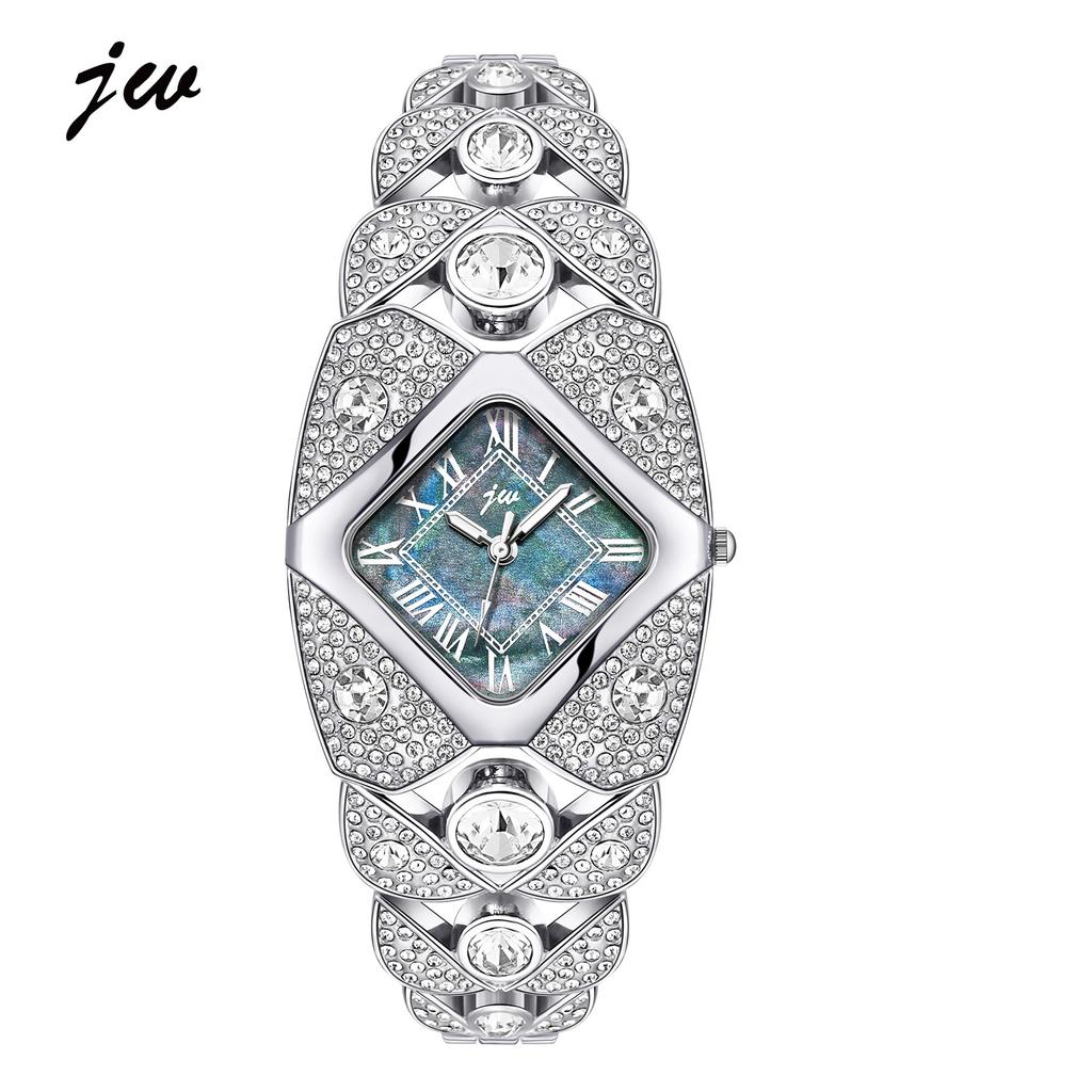 Light Luxury Full Diamond High-End Bracelet Women'S Watch Niche High-End Retro Bracelet Quartz Watch