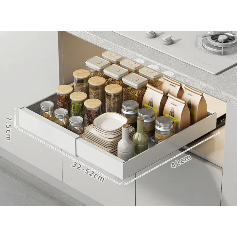 

Выдвижной шкаф без отверстий, выдвижная корзина, выдвижная полка для хранения, под раковиной, ящик, корзина для миски, кухонная полка для хранения белый