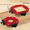 4-in-1 Woodworking Router Corner Radius Template Jig, R10-R50 Arc Positioning Router Table Jig with Bit Guide for Rounded