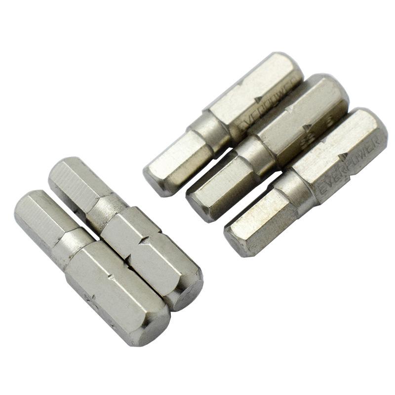 Aoweiboer C-Series 6.3mm Hex Socket Driver Bits, 25mm (Set of 5)