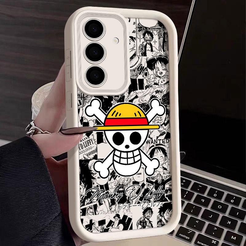 Anime Logo One Pieces Phone Case For Samsung S26 S25 S24 S23 S21 S20 Ultra Luffy Funda For Galaxy S25 S24 FE S26 Plus Soft Cover