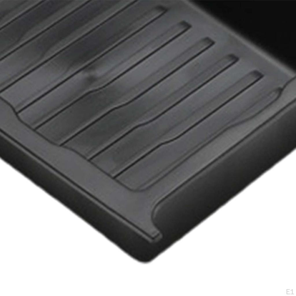 2 Pieces under Seat Storage Box Organizer ,Accessories, Waterproof Organizing Black Fittings Vehicle