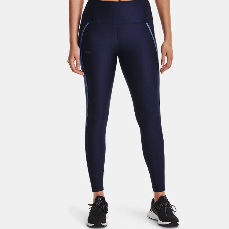 Under Armour Training Sports Tight Breathable Fitness Pants Women Bottoms Dark-Blue 1365351-410
