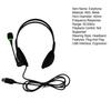 Wired Headset USB with Microphone Noise Interface Ergonomic Cancelling Wired Headphones Office Supply