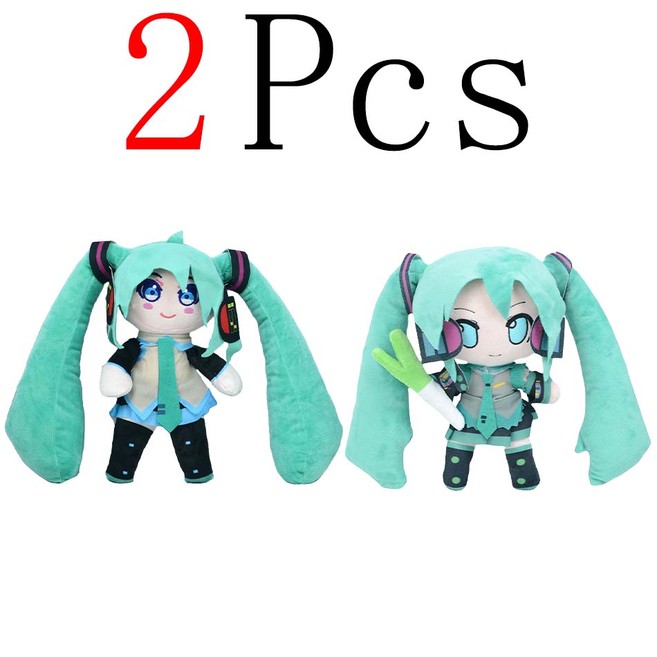 Cartoon 20cm Hatsune Miku Plush Doll Toy Anime sakura Miku snow Miku Character KawaiiSitting posture Fufu Kids Christmas Gift