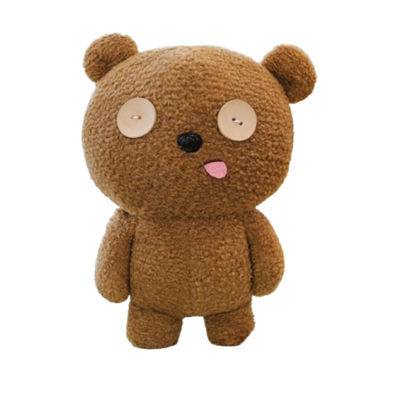 

Плюшевая игрушка Миньон Медведь в банановом костюме, мультяшная кукла медвежонок, подарок, украшение Bare ,35CM/13.78in