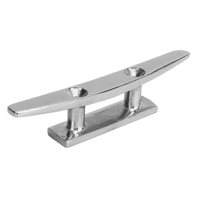 6in Niedrigen Flache Dock Klampe 2 Loch Deck Seil Anker Linie Halter Binden 316 Edelstahl für Marine