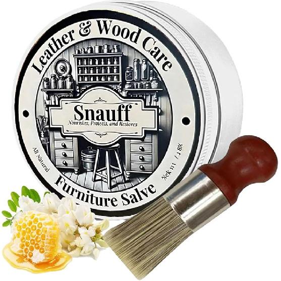 Leather & Wood Repair Salve, snauff Leather & Furniture Repair Salve, 2025 Upgrade Household Leather Upholstery Cleaners for Home (1 Set) 1 Set