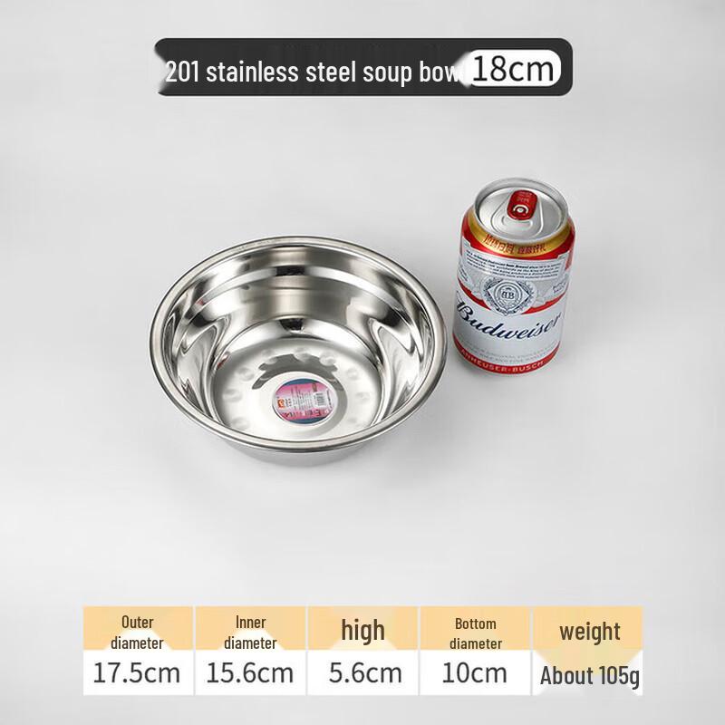 Huiprint 304 Stainless Steel Multi-Purpose Bowl