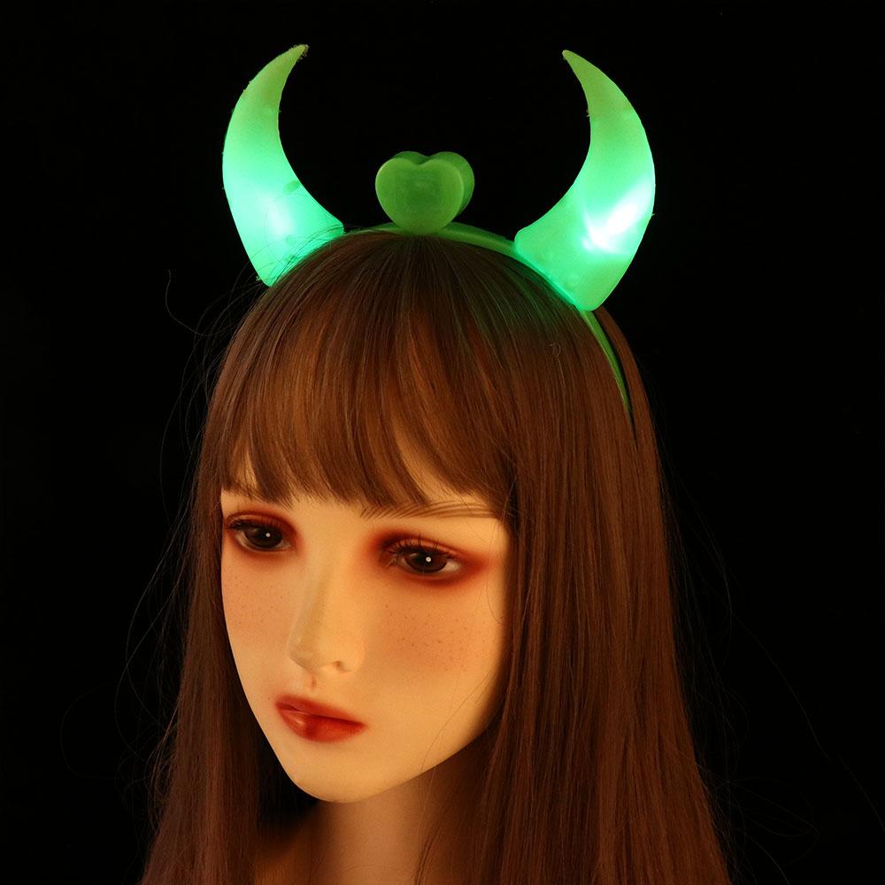 Letter 2024 Happy New Year Headband Plastic New Year Headdress LED Glow Headpiece  New Year Gift