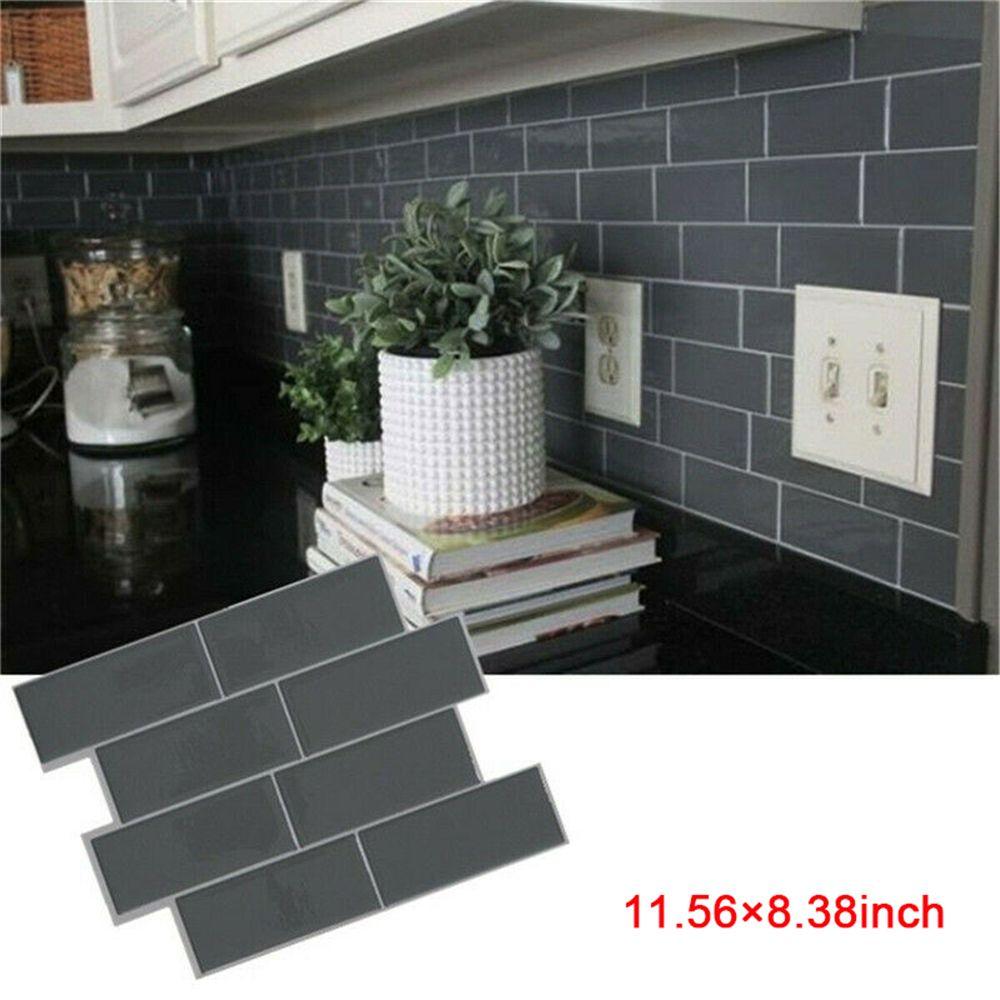 Universal DIY Wall Sticker Waterproof Removable Wallpaper 3D Self Adhesive Home Decor Kitchen