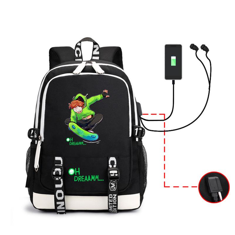 

Backpack Game Blogger Dream Team Peripheral Large Capacity Usb Computer Bag