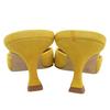 MANOLO BLAHNIK Women's Suede Mules, Yellow, Size 36 1/2 shoes 36 1/2 yellowUsed