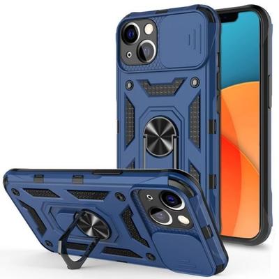 Case - E.F.CONNECTION - for iPhone 13 - Shockproof - Hard PC - Navy Blue