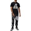 Jordan Graphic Print Crew Neck Short Sleeve T-Shirt Men tops Black HJ2330-010