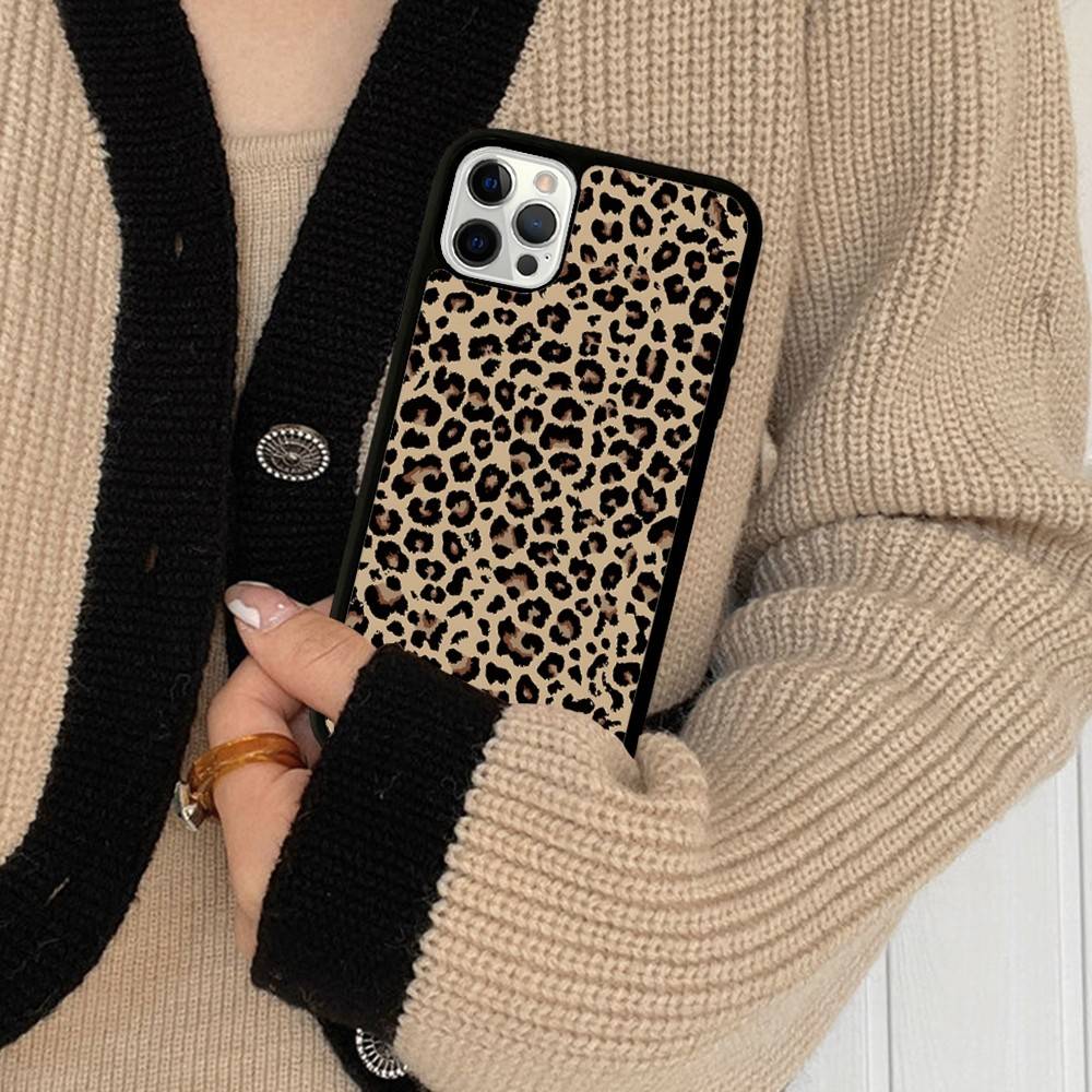 

Leopard Cheetah Print Shockproof Cover For IPhone 17 16 15 14 Plus 13 12 11 Pro Max Soft Hard Phone Case iPhone 14
