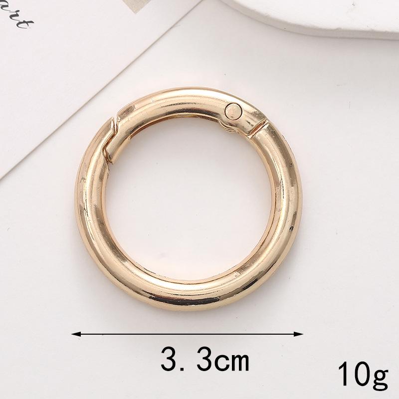 

Цинковый сплав пружинное кольцо карабин застежка брелок аксессуар для обуви Key Ring