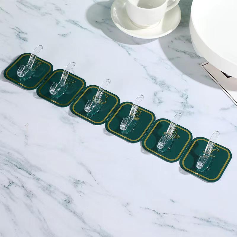 Strong Adhesive Transparent Wall Hooks - Heavy Duty, No-Trace, No-Punching, Wall-Mounted Hanging Solution