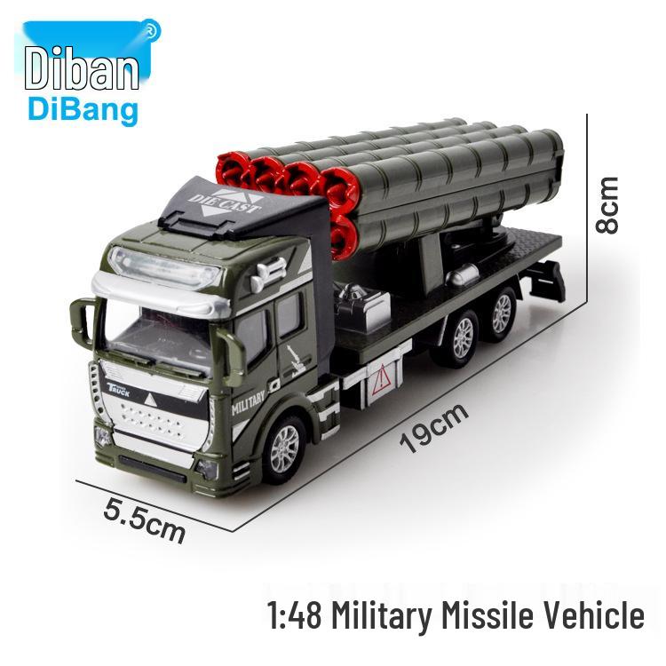 Children's Pull-Back Alloy Fire Ladder Truck Toy