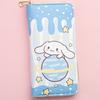 New Fashion Long Wallet Zipper Printing Student Cartoon Zero Card Bag Clutch Bag Waterproof Design Card