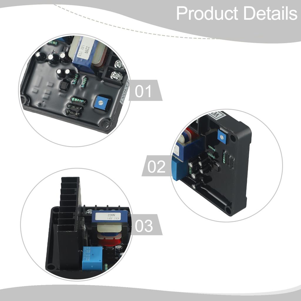 Farbe kann variieren AVR GB160 Bürstenregler Flammwidrig Harmonische Erregung Hitzebeständig Stabil und Zuverlässig