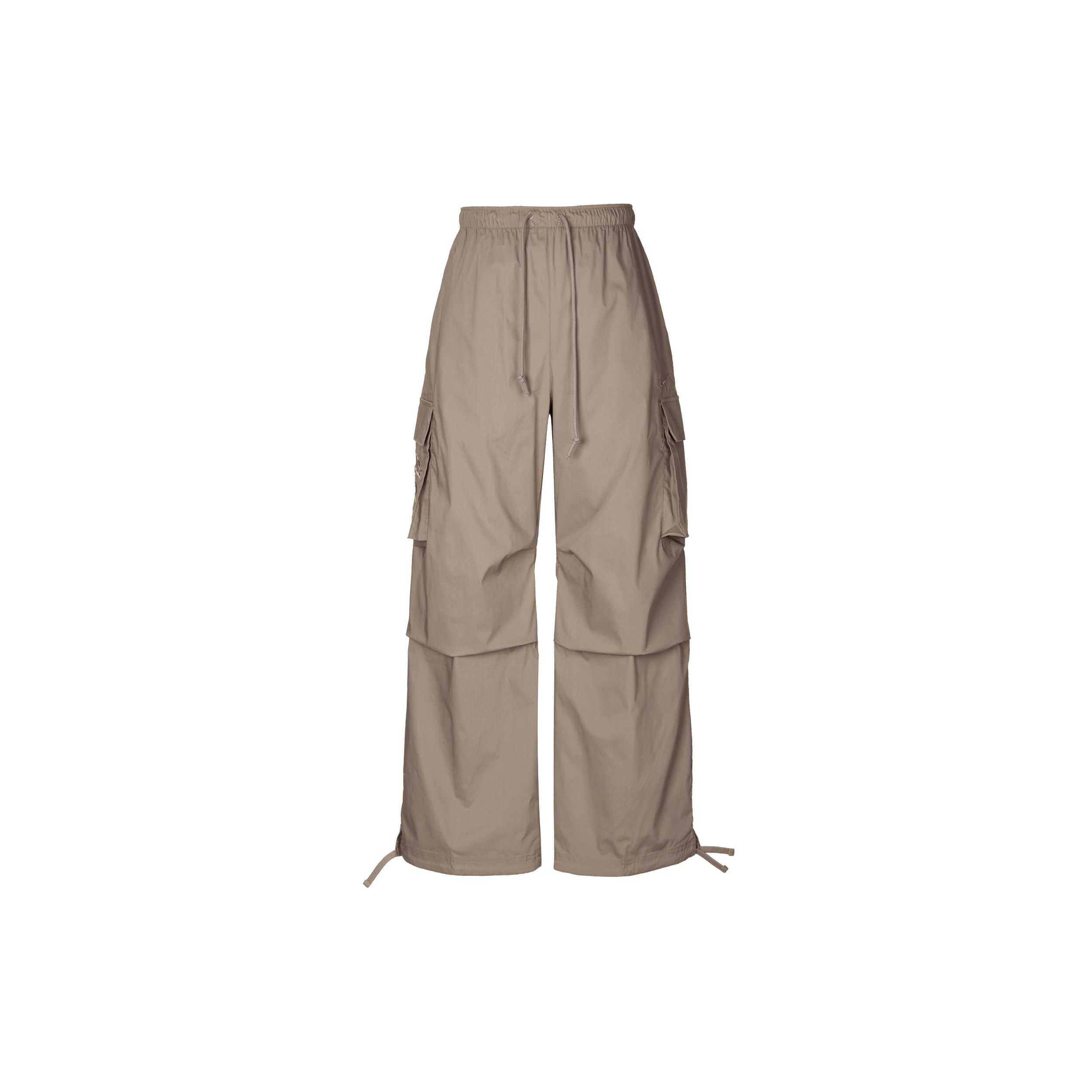 Nike Sportswear Mid-Rise Drawstring Solid Color Comfortable Cargo Pants Women bottoms Mink-Brown IF0392-214 L