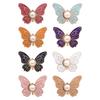 Butterfly Jeans Button Adjustable Clips For Pants Skirt Waist Tightener Buckle Button Adjuster Pants Pin Retractable Button