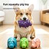 Hundespielzeug Lustiges Latex Geräuscherzeugendes Seltsames Quietschendes Schweineähnliches Langlebiges und Kausicheres Gefülltes Latex Stachelige Schwein für die Zahnung Haustierspielzeug