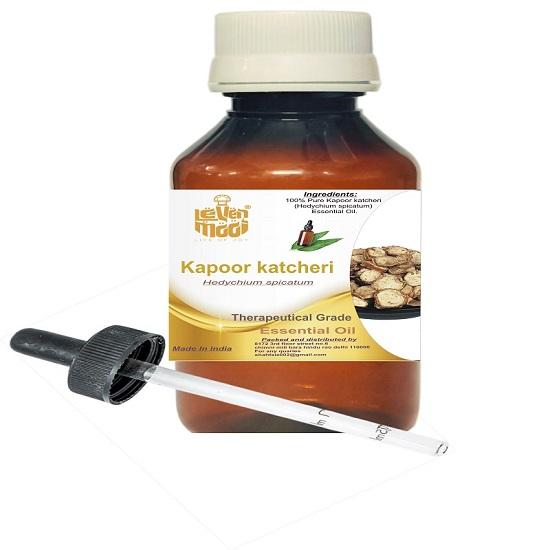 

Levenmooi Kapoor katcheri (Hedychium Spicatum) Pure & Natural Therapeutic Grade Essential Oil Plastic with Dropper 10 ml