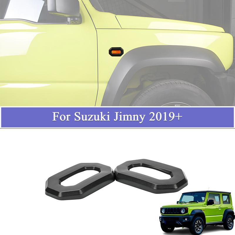Side Fender Turn Signal Light Cover Trim for Suzuki Jimny JB64 JB74 JB74W XL GL -2026 Car Lamp Decoration Parts Accessories