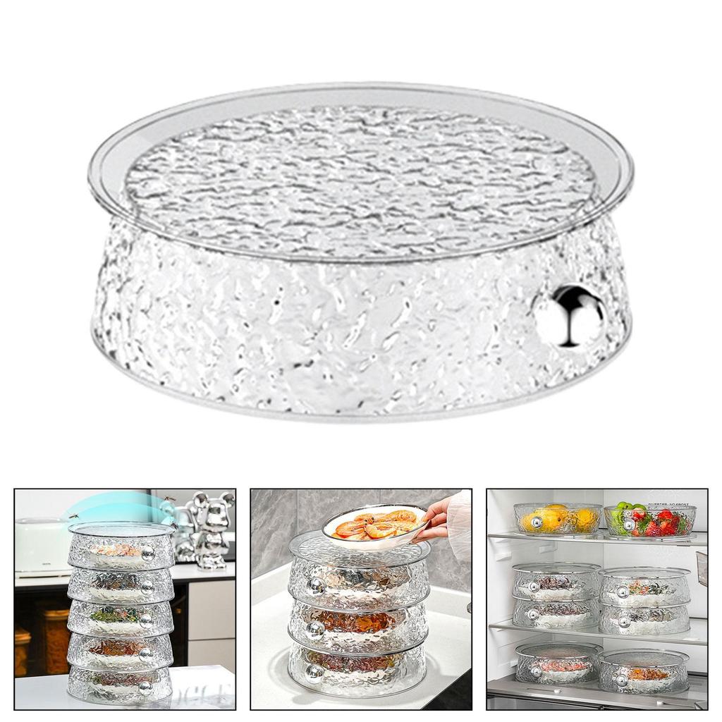 Food Cover Plate Covers Lid Accessories Easy to Clean Kitchen Gadgets Lightweight 24.5cm for