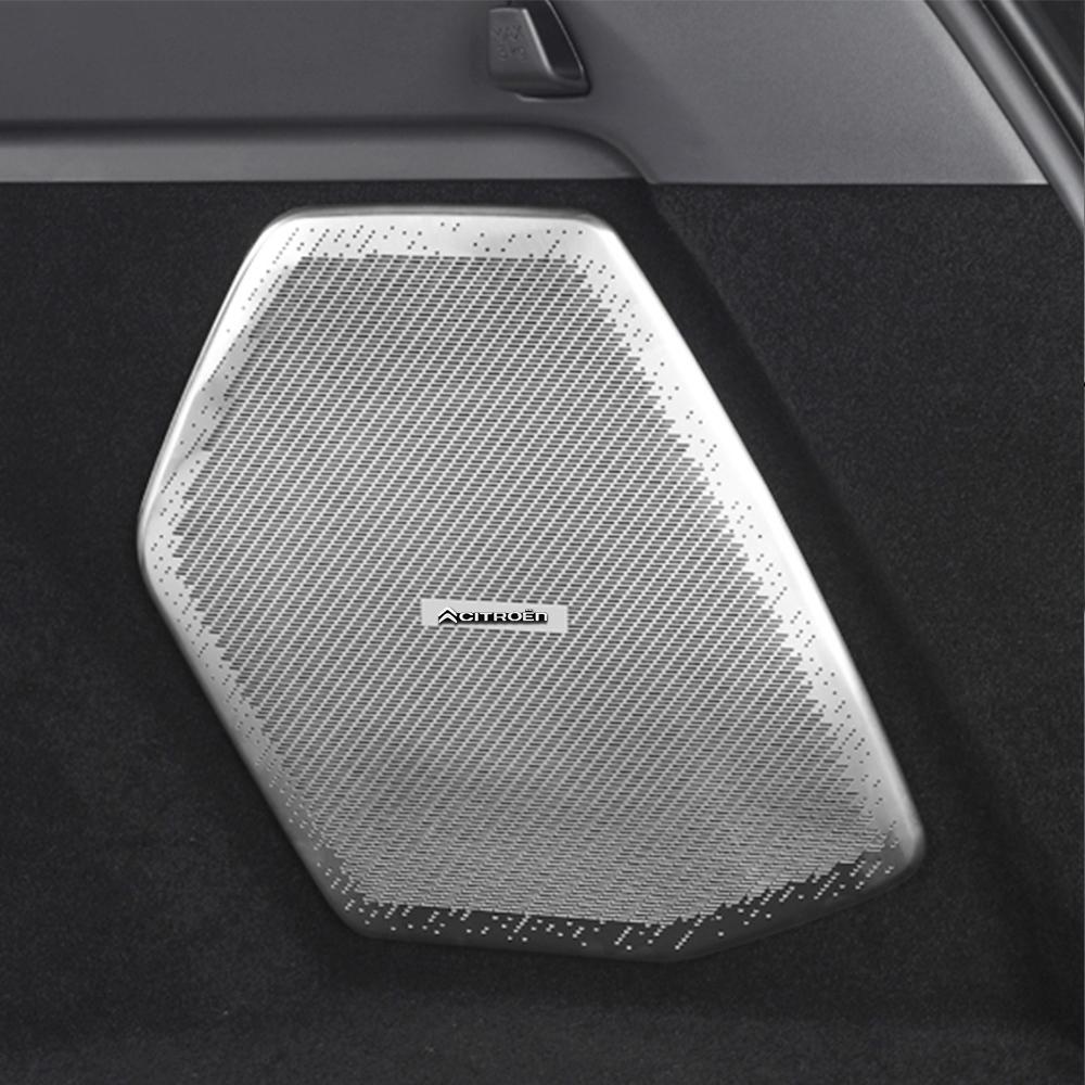 2/4pcs 3D Aluminum Speaker Stereo Speaker Emblem Sticker For Citroen C4 C3 Xsara C-Elysee C5 C1 DS DS3 DS5 DS4 Jumper Picasso